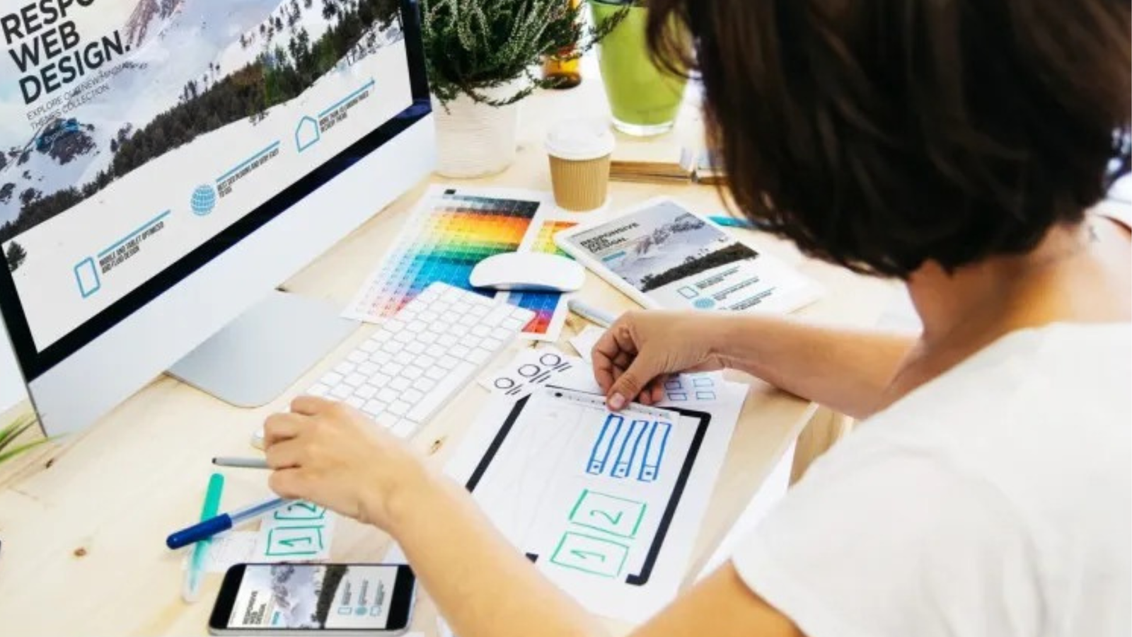 Web development and digital experience design in progress